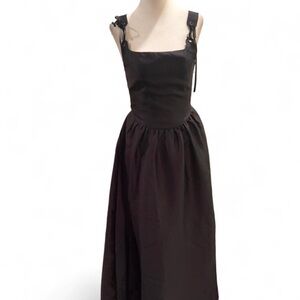 Petal & Pup Marceline Black Maxi Dress